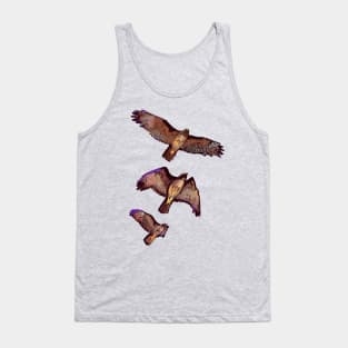 Hawks in Flight Tank Top